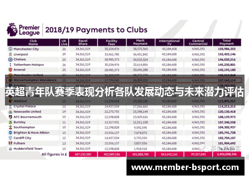英超青年队赛季表现分析各队发展动态与未来潜力评估